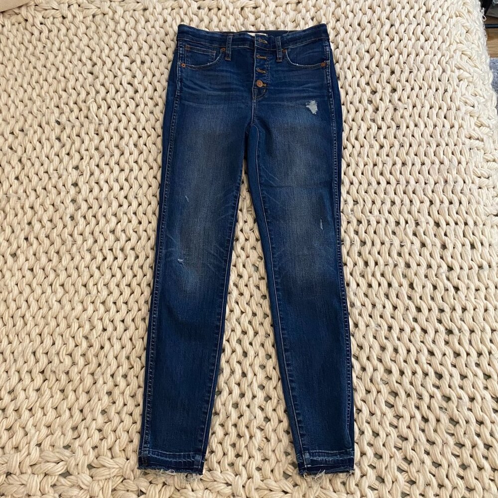 Madewell Womens 10" High Rise Skinny Jeans